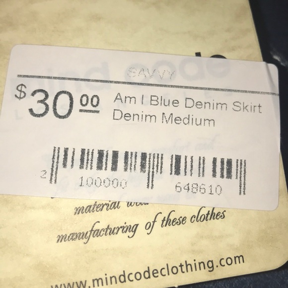 Mindcode blue denim skirt - Picture 4 of 4